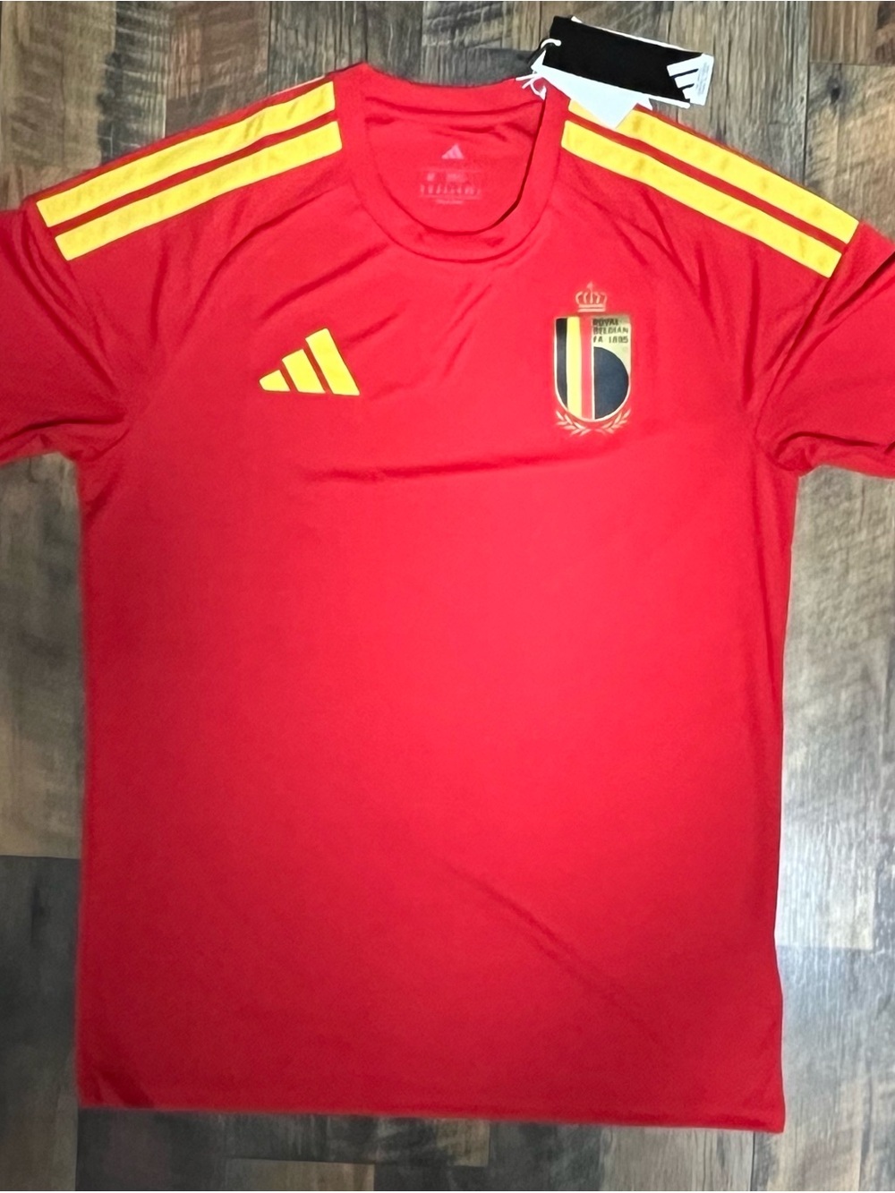 2026 Fifa World Cup Adidas
Belgium 26 Home Fan Jersey Mens
Size M NEW